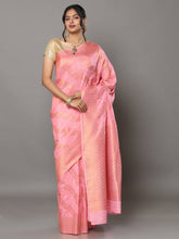 Banarasi Meenakari Gaji Silk Zari - Peach Pink